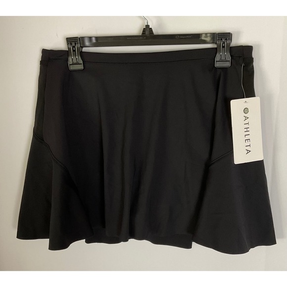Athleta Pants - Athleta Match Point Skort Black Women Medium 487498 Athletic Tennis Golf Skirt